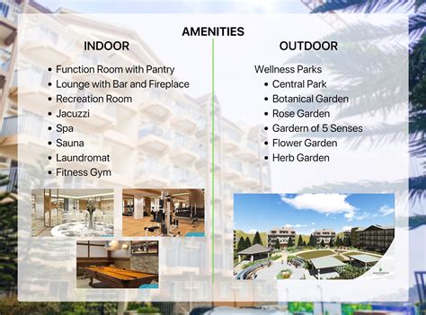 Amenities .